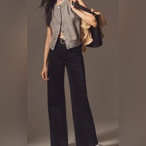 Maeve Collette Black Wide-Leg Pants sz 27